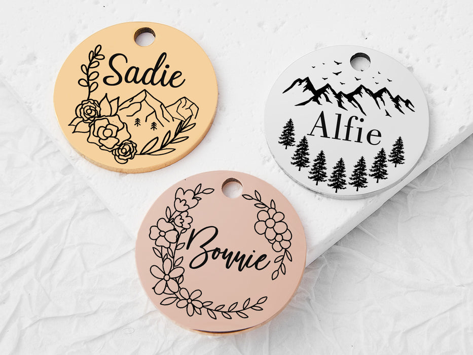 Personalized Dog and Cat Name Tag for Collar