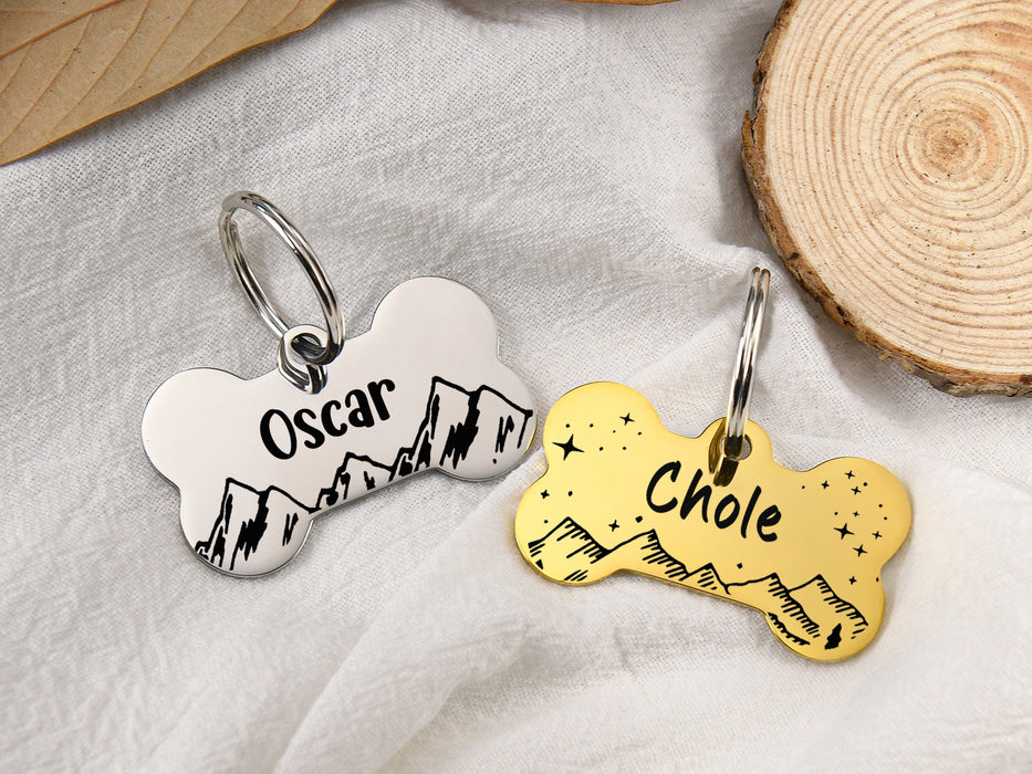 Bone Dog Tag Personalized for Dogs