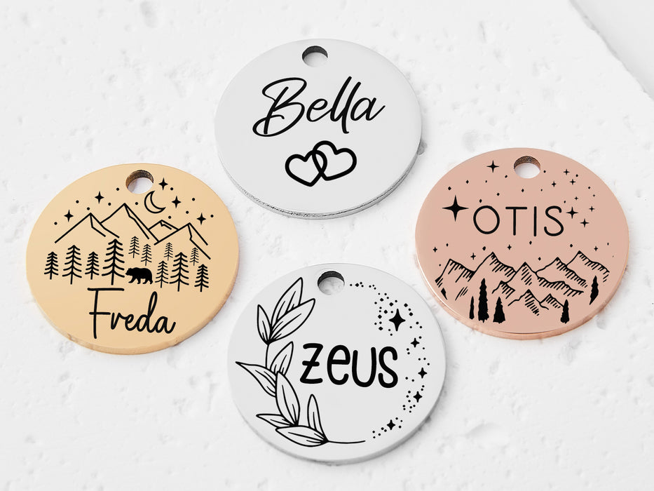 Personalized Dog and Cat Name Tag for Collar