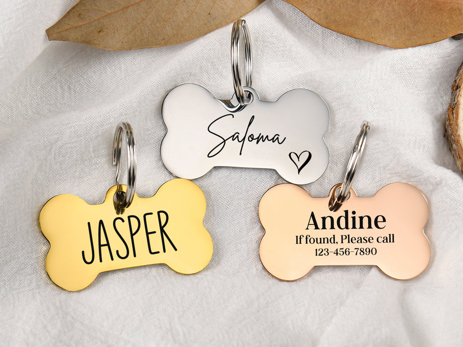 Bone Dog Tag Personalized for Dogs