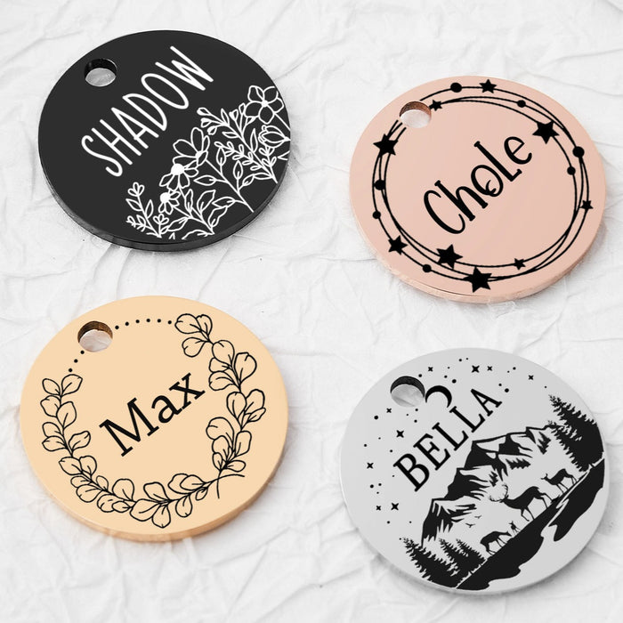 Personalized Dog and Cat Name Tag for Collar
