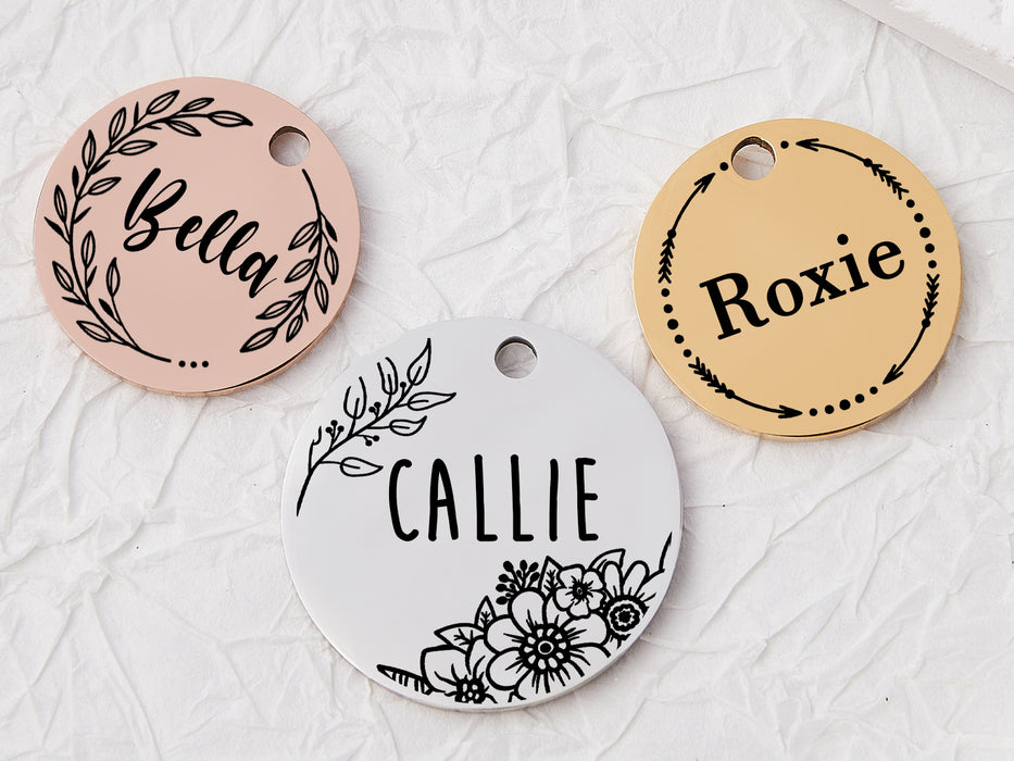 Personalized Dog and Cat Name Tag for Collar