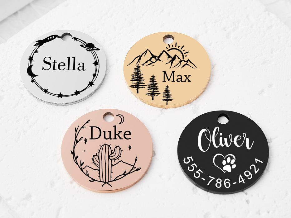 Personalized Dog and Cat Name Tag for Collar