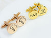 Custom Cufflinks for Him Handwriting Cufflinks Personalized Wedding Cufflinks Engraved Mens Cufflinks Groomsmen Gift Father's Day Gift